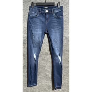 Prosperity Womens Jeans Size 4/27 Skinny Distressed Raw Hem